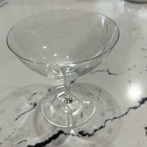 Vintage champagne glasses, set of 10